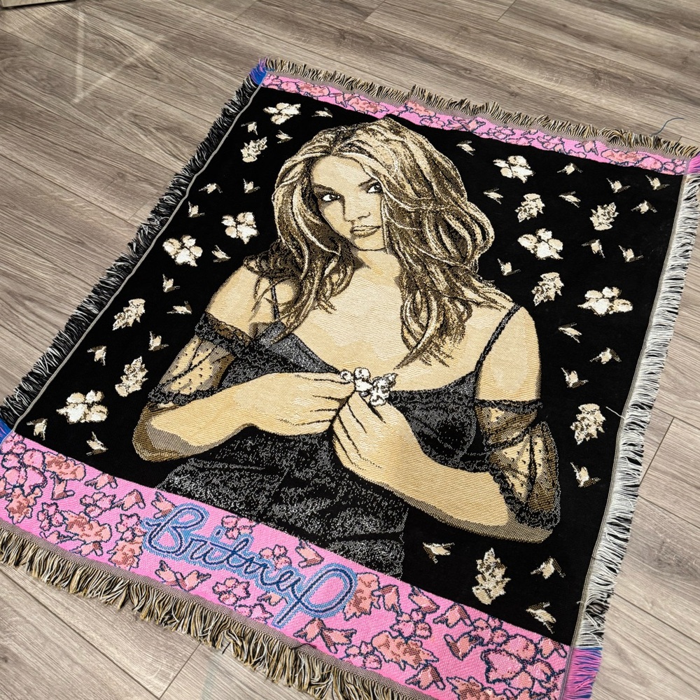 Britney Spears Throw Blanket